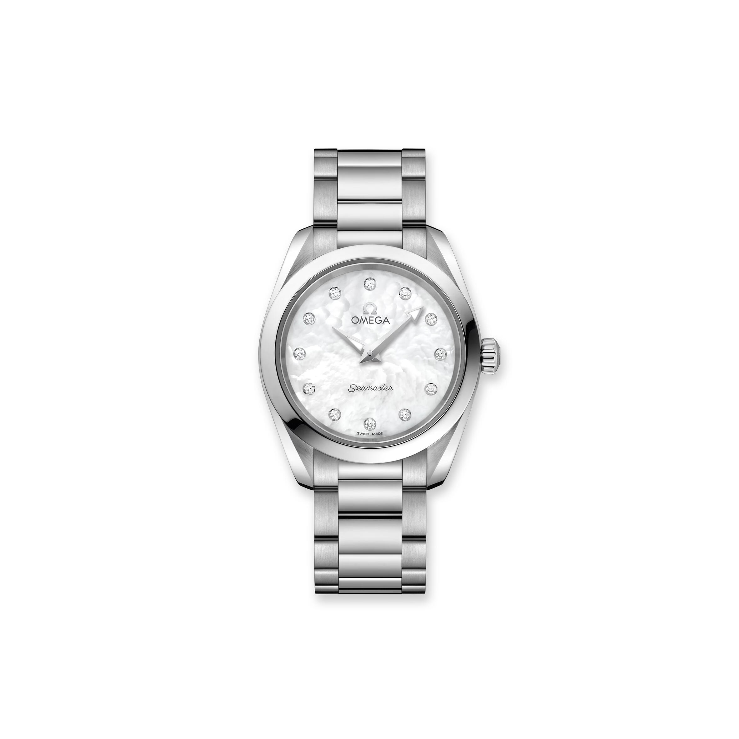 0me*ga seamaster aqua terra 150m 28mm, steel on steel 220.10.28.60.55.001